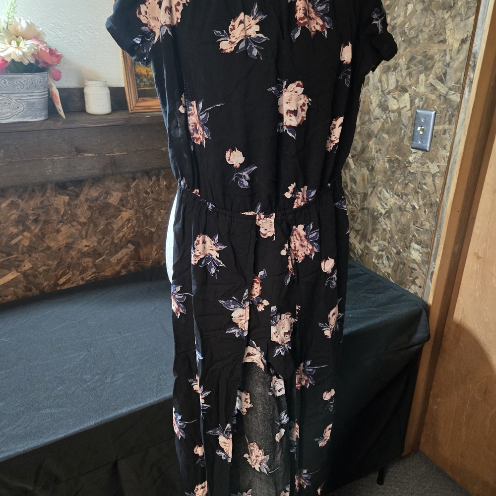 Mimi Chica Black Floral Jumpsuit